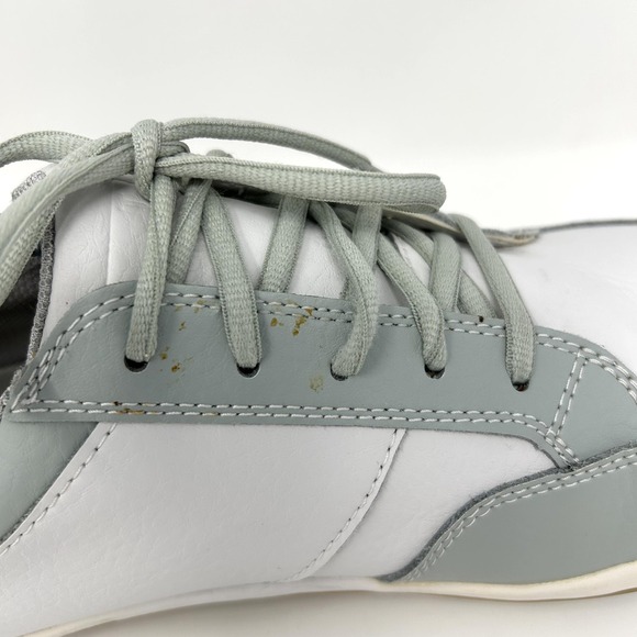 TRUE Linkswear Shoes Mens Size 11 White Gray Blue Leather Golf‎ Sneakers Low Top - Picture 5 of 11